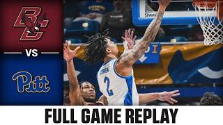 Boston College vs. Pitt Full Game Replay | 2024-25 ACC Men's Basketball