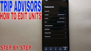   How To Edit Units On Trip Advisor 