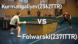 Hammer-Match gegen Abwehr | Kurmangaliyev(2362TTR) vs Folwarski(2371TTR) | 3.Bundesliga Süd