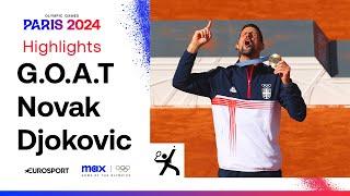 Novak Djokovic beats Carlos Alcaraz to win Olympic tennis gold at last!  | #Paris2024 Highlights