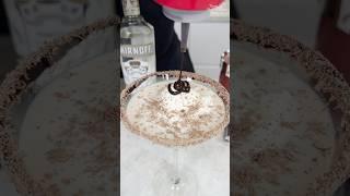 Ice Cream Milky Way Martini #cocktail #drink #chocolate #icecream