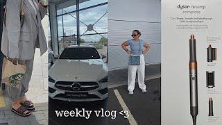 WEEKLY VLOG: car shopping + my bday + testing the dyson airwrap🫶