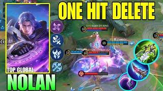 Nolan Gameplay and Emblem 2025 pt.270 - Build Top 1 Global Nolan ~ MLBB