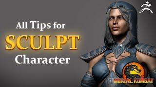 Best Pipeline to Sculpt Any Character | Zbrush Tutorial