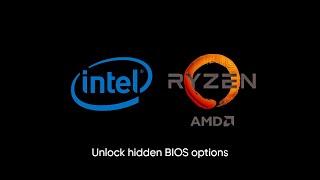 Как изменить скрытые/открытые параметры BIOS из под Windows на платах INTEL и AMD