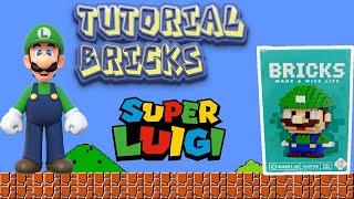 HOW TO BUILD LUIGI BRICKS MINI LEGO W2601-38 | SUPER MARIO