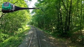  4K  Montluçon - Gannat cab ride, France [06.2023] führerstandsmitfahrt