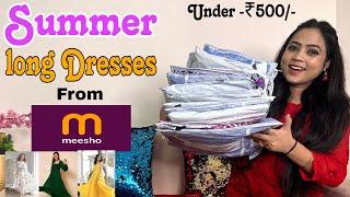 Meesho summer dresses  under ₹500/-