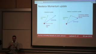 CS231n Winter 2016: Lecture 6: Neural Networks Part 3 / Intro to ConvNets