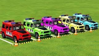 DELIVERING BRABUS S.W.A.T INTERVENTION & POLICE CARS WITH MAN TRUCKS! Farming Simulator 22