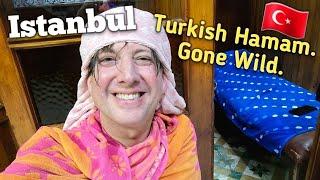 ALL TURKISH MEN DO THIS. CRAZY TURKISH MASSAGE & SCRUB. | Traditional Hamam | Istanbul, Turkey 