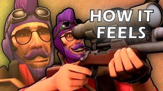 How it FEELS to Play Sniper in TF2