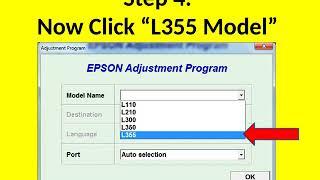 Reset Epson L110 L210 L300 L350 L355 L550 by Adjustment Program