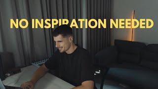 you don't need inspiration to make beats | Cooking up