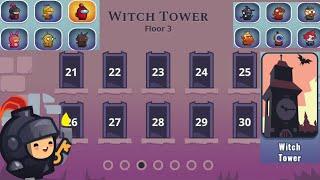 How to complete level 24 in Witch tower in tricky Castle || tricky Castle ||  level walkthrough