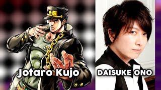 Anime Characters and Voices Actors - Jojo's Bizarre Adventure: Eyes of Heaven