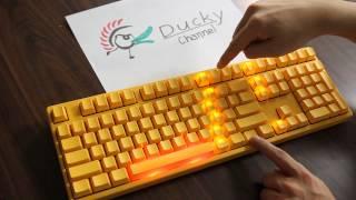 Ducky Yellow Keyboard