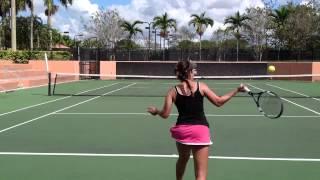 Natalie Amortegui - College Tennis Recruiting Video