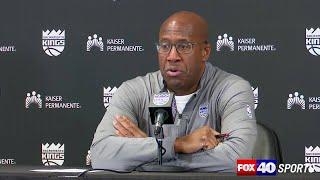 Kings head coach Mike Brown critical of effort in Sunday's preseason loss to Trail Blazers