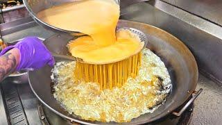 Amazing Egg Liquid Flood！Steel Pot Dishes in Lunchboxes Production