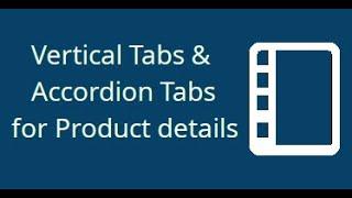 WooCommerce Vertical and accordion tabs for product details