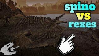 THE ISLE - SPINO VS REXES -DINONERDS