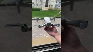 Запуск Дрона DJI Mini 2 из окна⭐️#shorts