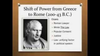 shift of power form Greece to Rome