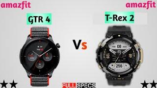 Amazfit t-rex 2 vs gtr 4 - amazfit gtr  4 - vs - amazfit trex 2  - amazfit gtr 4 specs