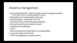 Postoperative Drug Management for Head and neck cancers-Dr Vijaya Patil