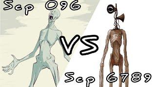 Scp 096 (скромник) VS Scp 6789 (сиреноголовый)