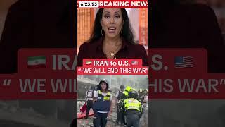 Iran to U.S.: "We will end this war"