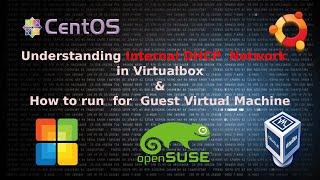 Understanding internal DHCP network  and how to run in Guest Virtual Machine