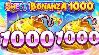 ПОЙМАЛ БОМБУ 1000х И ОФОРМИЛ ЗАНОС В SWEET BONANZA 1000!!! ОТКРЫВАЮ ТОЛЬКО ТОПОВЫЕ БОНУСКИ!!!