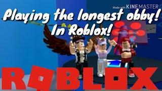 PLAYING THE LONGEST OBBY IN ROBLOX! II PauleenTV