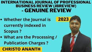 Christo Ananth - International Journal of Professional Business Review -Scopus Review -English