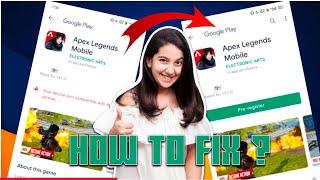 HOW TO FIX APEX LEGENDS MOBILE NON COMPATIBLE ISSUE | KRIDA PLAYS