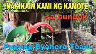 PUGONG BYAHERO TEAM NAKIKAIN NG KAMOTE SA BUNDOK