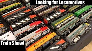 Train Show - Looking for Vintage Locomotives and Found Them!  - Tour & Haul