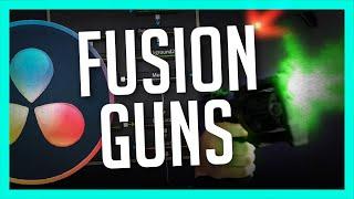 How To Make Gun Effects in Fusion - DaVinci Resolve VFX Tutorial