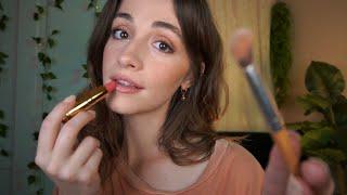 ASMR | Get Ready With Me + Gently Doing Your Makeup  (1 hour)