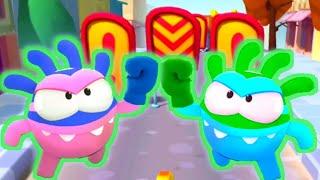 Double Color Om Nom Run - Full Walkthrough - Games play