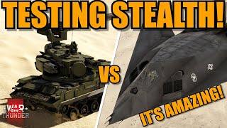 STEALTH WORKS! IT'S AMAZING! TESTING ranges, detection & MORE! - War Thunder DEV