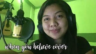 When you believe | Cover by Lyn-Lyn Silva