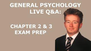 General Psychology LIVE Q&A: Nervous System Anatomy and Color Theory Exam Prep