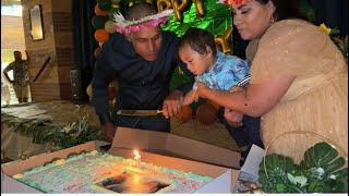 1st Birthday Party Celebration for Grandson Peeni