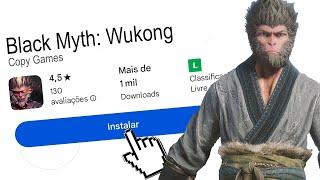 Achei o jogo Secreto do Black Myth Wukong para Celular  Fan Game