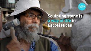 Sculpting stone is a way of life in Escolásticas