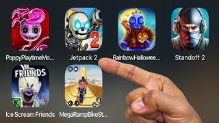 Poppy Playtime Chapter 2,Jetpack Joyride 2,Rainbow Friends Halloween,Standoff 2,Ice Scream Friends