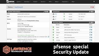 pfsense security update packages to protect against NGINX, libzmq4, and curl vulnerabilities